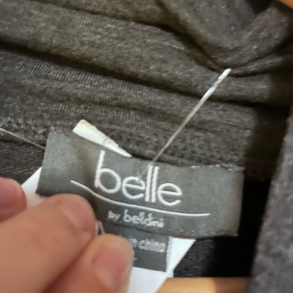 NWT Charcoal Grey Long Sleeve Cowl Neck - Picture 6 of 6